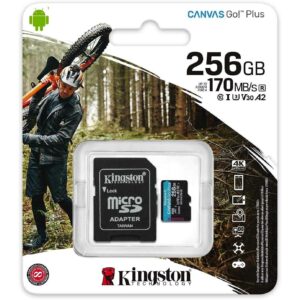 KINGSTON MICRO SD 256 GB CL10 CANVAS GO PLUS SDCG3/256GB