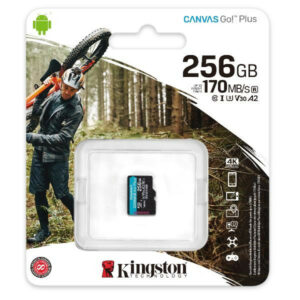 KINGSTON MICRO SD 256 GB CL10 CANVAS GO PLUS SDCG3/256GBSP NO SDCARD ADAPTER