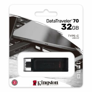 KINGSTON PENDRIVE DATATRAVELER 32 GB USB TYPE-C 3.1 DT70/32GB