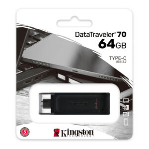 KINGSTON PENDRIVE DATATRAVELER 64 GB USB TYPE-C 3.2 DT70/64GB