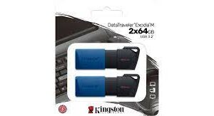 KINGSTON PENDRIVE DATATRAVELER EXODIA 64 GB USB 3.2 CONF. 2PCS DTXM/64GB-2P