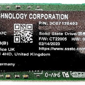 KIOXIA SOLID STATE DRIVE SSD 256 GB M.2 NVMe PCIe 3.1 CL1-8D256 3C07120403 OEM BULK