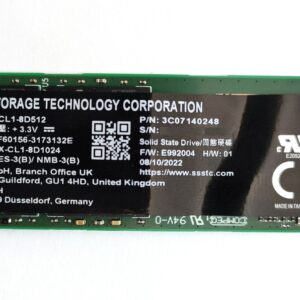 KIOXIA SOLID STATE DRIVE SSD 512 GB M.2 NVMe PCIe 3.1 CL1-8D512 3C07140248 OEM BULK