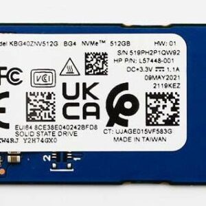 KIOXIA SOLID STATE DRIVE SSD 512 GB M.2 NVMe PCIe 3.1 KBG50ZNV512G OEM BULK