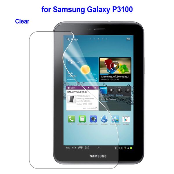 KIT PELLICOLA PROTETTIVA CONF. DA 3 PZ PER SAMSUNG GALAZY TAB 2 P3100