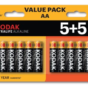 KODAK PILE ALKALINE XTRA STILO AA BLISTER 10 PZ 30423459