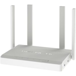 Keenetic Hero (Kn-1011), Router 4 Porte 1Gbps, 1 Porta Combo Rj45/Sfp 1Gbps,  Wi-Fi 6 Ax1800, Mesh, Vpn, Parental Control, Menu