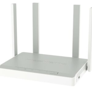 Keenetic Hopper (Kn-3810), Router 4 Porte 1Gbps, Wi-Fi Ax1800, Mesh, Vpn,  Parental Control, Media Server, Menu Multi Lingua