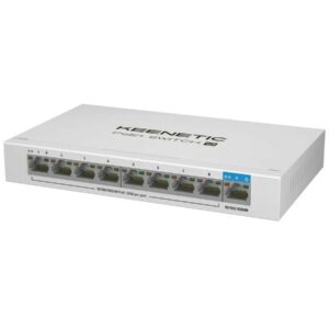 Keenetic Poe+ Switch 9 (Kn-4710), Switch 1 Porta 1Gbps + 8 Porte 1 Gbps Poe+, Potenza Massima Erogab