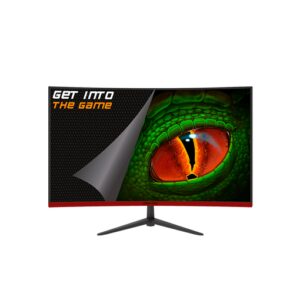 KeepOut Monitor da gaming HVA 23.6 curvo R1500 FullHD 1080p 180Hz - Retroilluminazione - Risposta 1ms - Angolo di visione 178º - Altoparlanti 6W - 16:9 - HDMI, DisplayPort - VESA 100x100mm