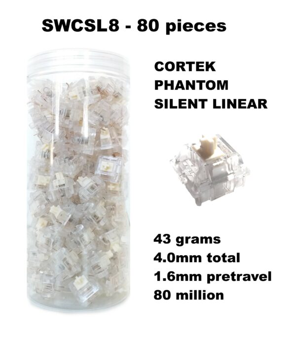 Kiit 80 Sottotasti Cortek Phantom Silent Linear