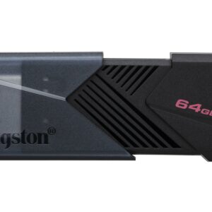 Kingston DataTraveler Exodia Onyx Chiavetta USB da 64 GB - USB 3.2 Gen 1 - Clip portachiavi - Nero (Pendrive)