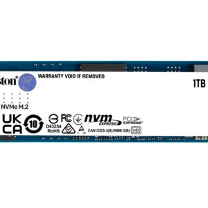 Kingston Ssd 1Tb Nv2 Nvme Pcie 4.0 M.2 Read/Write 3500/2100 Mbps