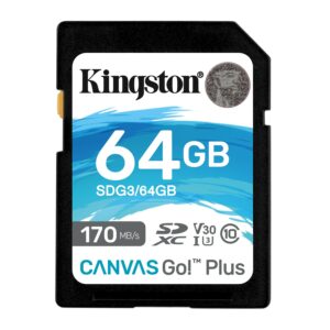 Kingston Technology Canvas Go! Plus 64 GB SD UHS-I Classe 10