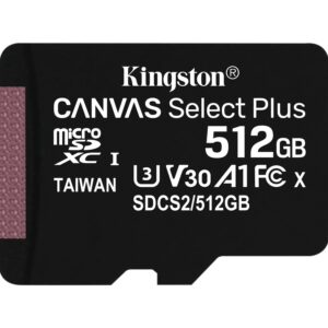 Kingston Technology Canvas Select Plus 512 GB SDXC UHS-I Classe 10