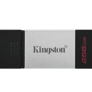 Kingston Technology DataTraveler 80 unità flash USB 256 GB USB tipo-C 3.2 Gen 1 (3.1 Gen 1) Nero, Argento