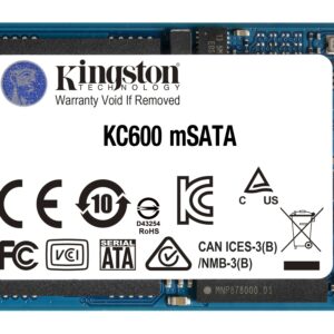 Kingston Technology KC600 mSATA 1024 GB Serial ATA III 3D TLC