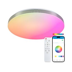 Ksix Boreal Smartled Soffitto RGBIC - Controllo APP - 72W - 38.5cm