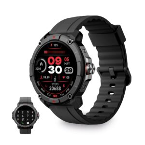 Ksix Smartwatch Bussola GPS - Frequenza Cardiaca - Monitoraggio del Sonno - Colore Nero