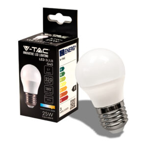 LED Bulb 3.7W E27 G45 3000K