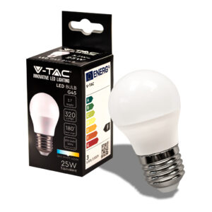 LED Bulb 3.7W E27 G45 4000K