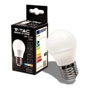 LED Bulb 4.5W E27 G45 3000K