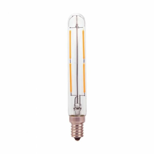 LED Bulb 4W E14 T20 Filament Clear Glass 6400K