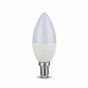 LED Bulb 5.5W E14 C37 Candle 6400K CRI>95