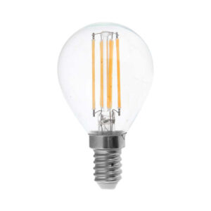 LED Bulb - 6W Filamen E14 P45 Clear Cover 6400K