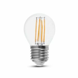 LED Bulb 6W Filament E27 G45 Clear Cover 4000K