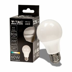 LED Bulb 8.5W E27 A60 Thermoplastic 6500K