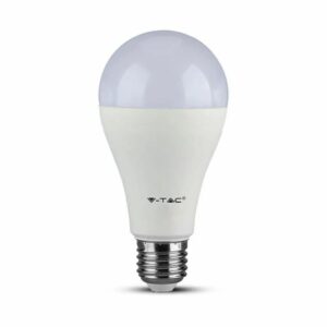 LED Bulb Samsung Chip 17W E27 A65 Plastic 3000K Dimmable