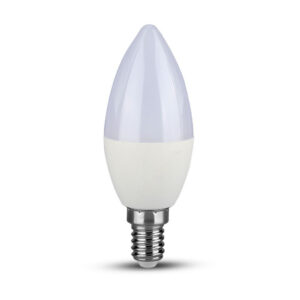 LED Bulb Samsung Chip 5.5W E14 Plastic Dimmable Candle 4000K