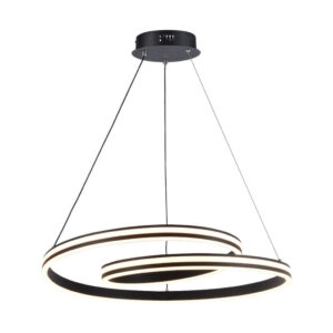 LED Designer Pendant Lampholder Black + White Body