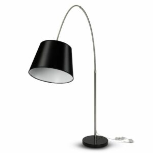 LED Floor Lamp E27 Black Lamp Shade