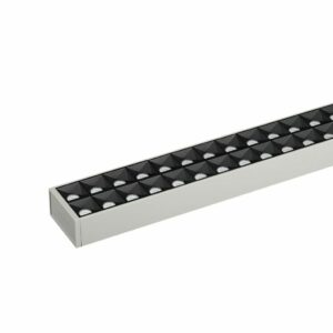 LED Linear Light Samsung Chip 60W Hanging Non Linkable Silver Body 4000K