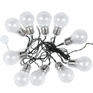 LED Solar String Light 10 Bulbs 3000K