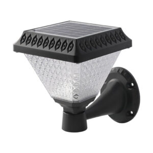 LED Sollar Wall Light with RF Control 3In1 IP44 Black Body