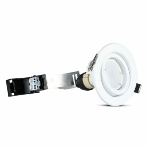 LED Spotlight 5W GU10 with Fitting White Body 6400K 3Pcs/Pack