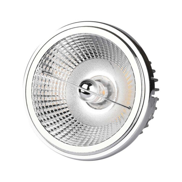 LED Spotlight Ar111 20W Changeable Reflector 40`D/20`D Silver 3000K