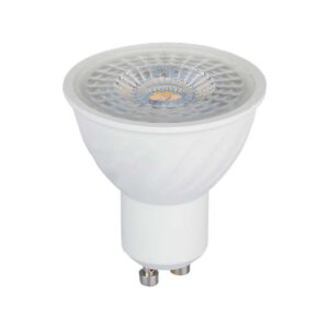 LED Spotlight SAMSUNG CHIP - GU10 6.5W Ripple Plastic 38°D 6400K