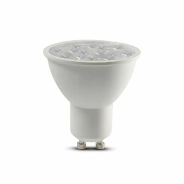 LED Spotlight Samsung Chip GU10 6W Ripple Plastic 10°D 3000K