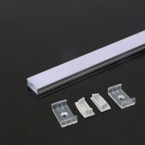 LED Strip Mounting Kit with Diffuser Aluminum 2000* 23.5*10mm Milky