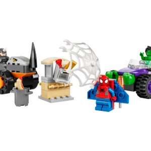 LEGO 10782 Resa dei conti tra Hulk e Rhino, 110 pezzi, Marvel Spidey e i Suoi Fantastici Amici