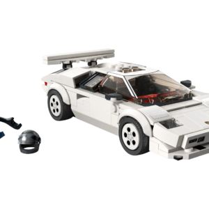 LEGO 76908 Lamborghini Countach, 262 pezzi, Speed Champions, Auto Sportiva Giocattolo, Replica Supercar