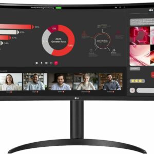 LG UW 34WR55QC-B.AEU Monitor PC 86,4 cm (34) 3440 x 1440 Pixel Wide Quad HD LED Nero