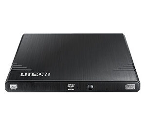 LITEON MASTERIZZATORE DVD ESTERNO NERO USB SLIM 13,5 eBAU108-11