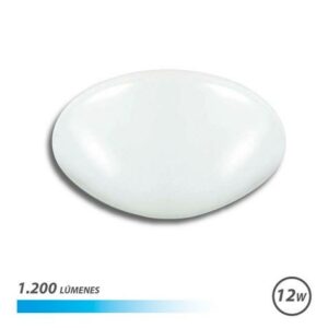 Lampada LED Elbat - Potenza 12W - Lumen 1200 - Luce Fredda 6500K - Ac 175-265V - Diametro 23cm - Angolo 180º - 30.000 Ore - Colore Bianco