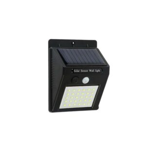 Lampada da parete a led solare Elbat - 30LM - Luce fredda 6500K - Sensore di movimento - Batteria 1200mAh