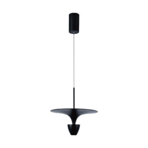 Lampadario LED 9W dal Design Moderno 30*320*100Cm Colore Nero 4000K